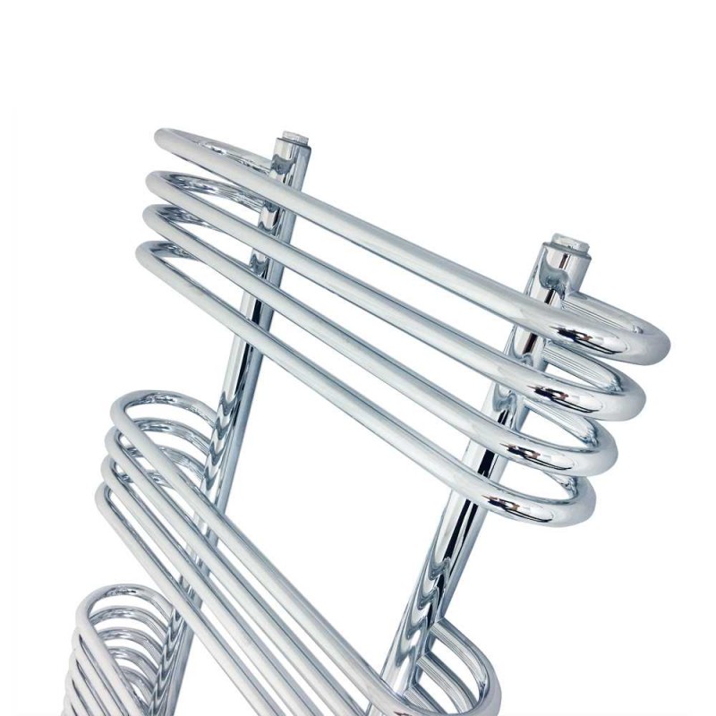 500mm x 900mm Neath Chrome Towel Rail - Close up