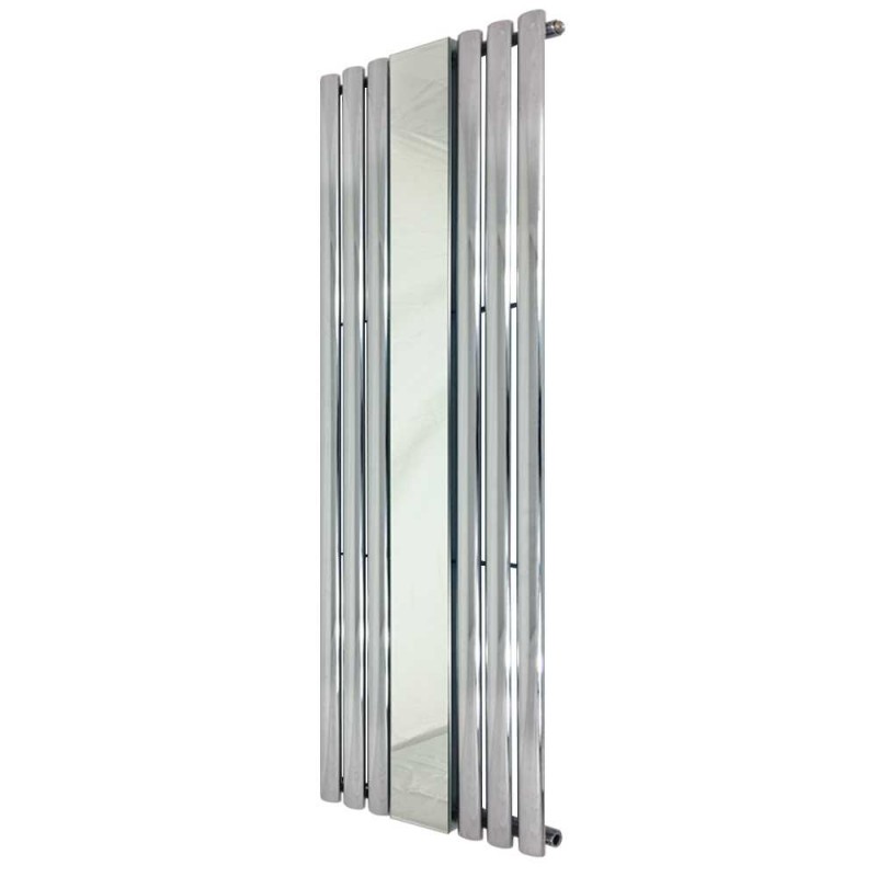 499mm (w) x 1800mm (h) Brecon Chrome Vertical Mirror Radiator