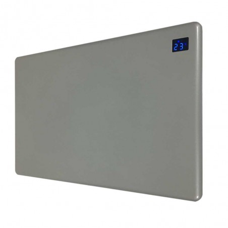 1500W "Nova Live R" Silver Electric Panel Heater - 600mm(w) x 400mm(h)