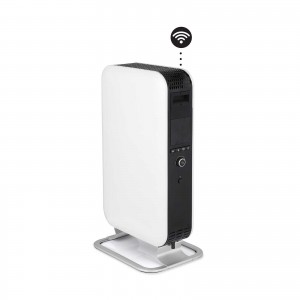 1500W "Mill" WIFI Designer Electric Oil-Filled Vertical Free Standing Heater - 420mm(w) x 660mm(h)