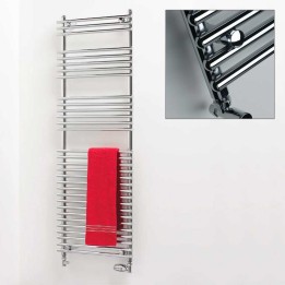 Ultraheat "Windosr" Chrome Tube on Tube Designer Heated Towel Rails (3 Sizes)