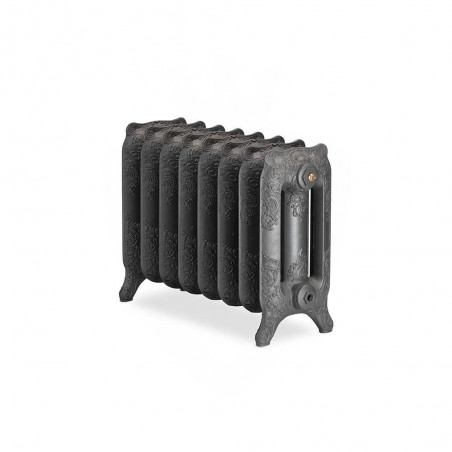 The "Charlestone" 470mm (H) 3 Column Traditional Victorian Cast Iron Radiator - Close up
