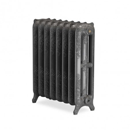 The "Charlestone" 765mm (H) 3 Column Traditional Victorian Cast Iron Radiator - Close up