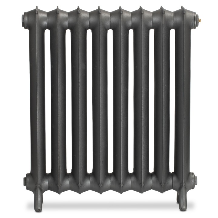 Mulberry 750mm 2 Column Cast Iron Radiator - Side View
