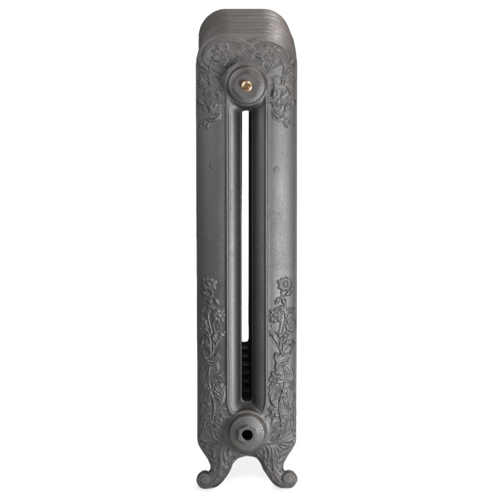 Albion 790mm 2 Column Ornate Cast Iron Radiator - Close up