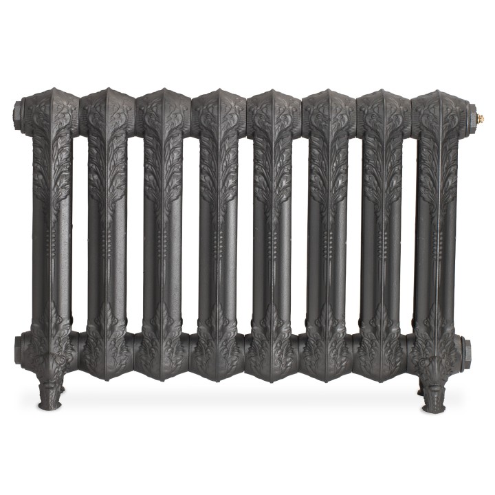 Regal 540mm 2 Column Cast Iron Radiator - Side View