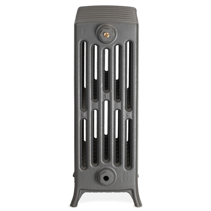 The "Mayfair" 6 Column 660mm (H) Traditional Victorian Cast Iron Radiator (3 to 40 Sections Wide)  closeup