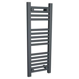 300mm (w) x 800mm (h) "Straight Anthracite" Designer Towel Rail