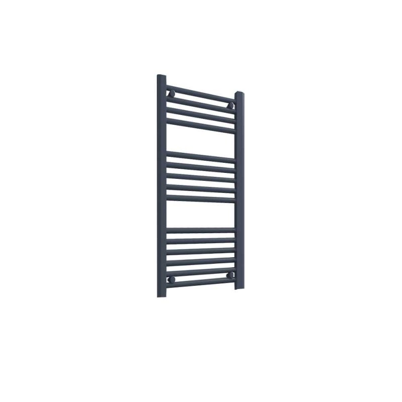 300mm (w) x 800mm (h) "Straight Anthracite" Designer Towel Rail