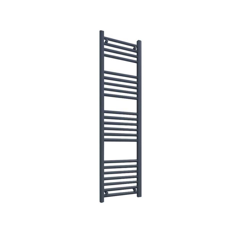 300mm (w) x 1200mm (h) "Straight Anthracite" Designer Towel Rail