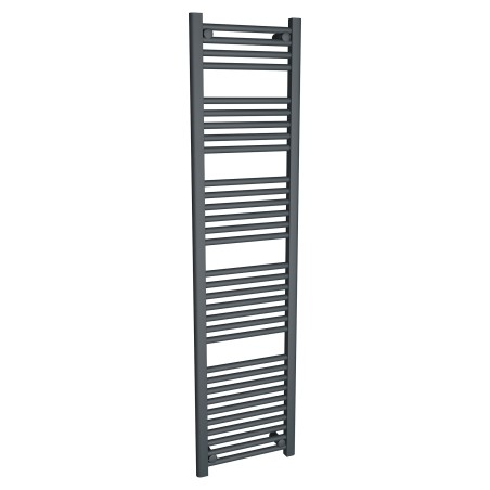 400mm (w) x 1600mm (h) "Straight Anthracite" Designer Towel Rail