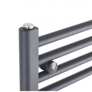 300mm (w) x 800mm (h) Electric "Anthracite" Towel Rail (Single Heat or Thermostatic Option)
