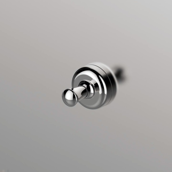 Chrome Magnetic "Drop" Robe/Coat Hanger (Heavyweight Magnet)