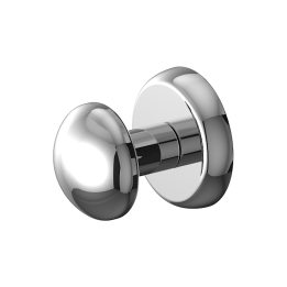 Chrome Magnetic "Drop" Robe/Coat Hanger (Heavyweight Magnet) - Close up