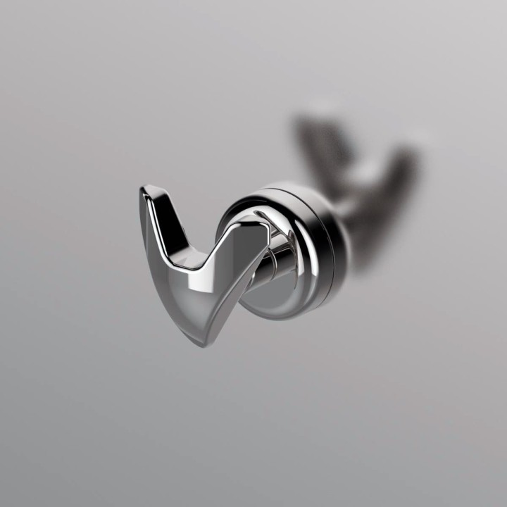Chrome Magnetic "VIP" Robe/Coat Hanger (Heavyweight Magnet)