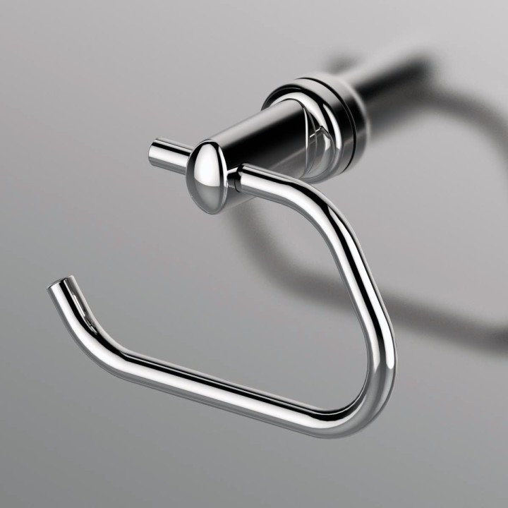 Chrome Magnetic Towel / Paper Holder (Heavyweight Magnet)