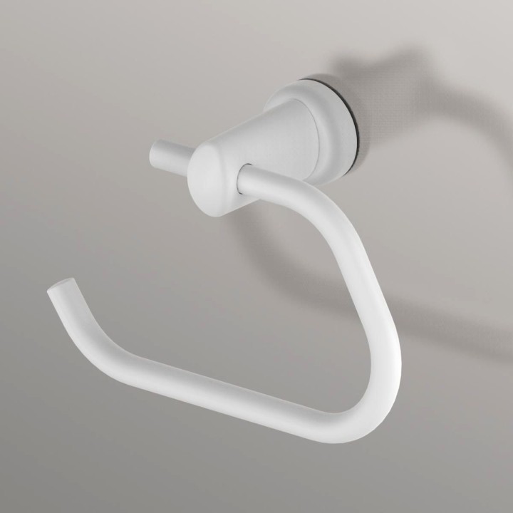 White Magnetic Towel / Paper Holder (Heavyweight Magnet)