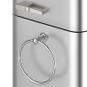 Chrome Magnetic Towel Ring Holder (Heavyweight Magnet)