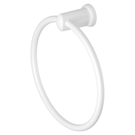 White Magnetic Towel Ring Holder (Heavyweight Magnet) - Close up