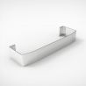 Chrome Towel Bar for "Cariad" Double Vertical Aluminium Radiators