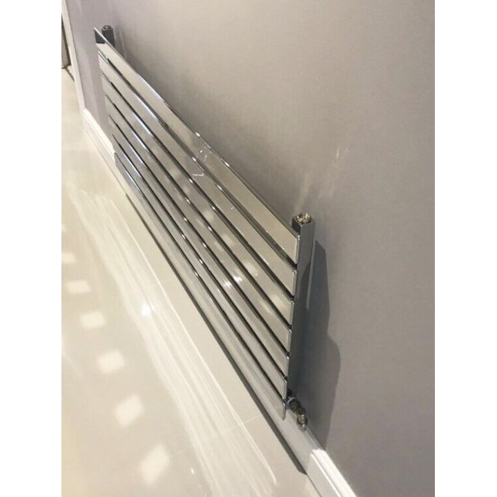 1850mm x 516mm Corwen Chrome Horizontal Radiator