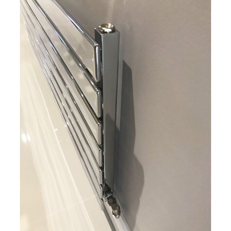 1850mm x 516mm Corwen Chrome Horizontal Radiator