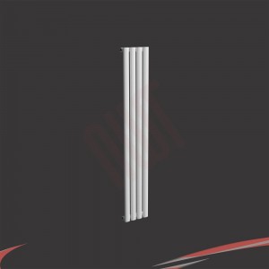 Ultraheat "Sofi" White Single & Double Oval Tube Vertical Radiators (13 Sizes)