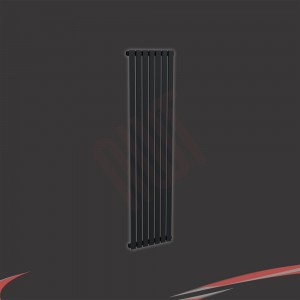Ultraheat "Linear" Vertical Black Single & Double Flat Panel Radiators (7 Sizes)