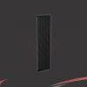 Ultraheat "Klon" Designer Black Single & Double, D-Profile Vertical Radiators (7 Sizes)