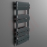 1000mm Electric Wave Anthracite Single Aluminium Towel Rail