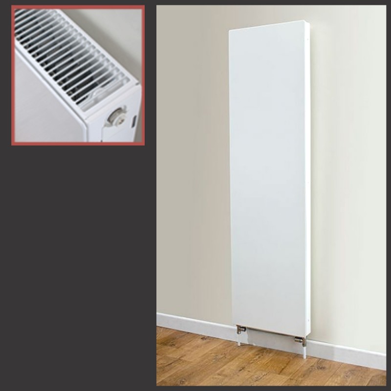 2000mm (h) Vulcan Double Flat Panel Vertical Radiators