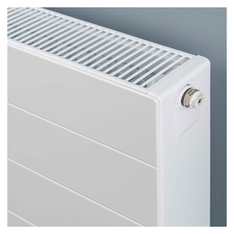 "Volta" Double Flat Panel Horizontal Radiators (17 Sizes) - Close up