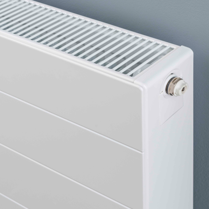 "Volta" Double Flat Panel Horizontal Radiators (17 Sizes) - Close up