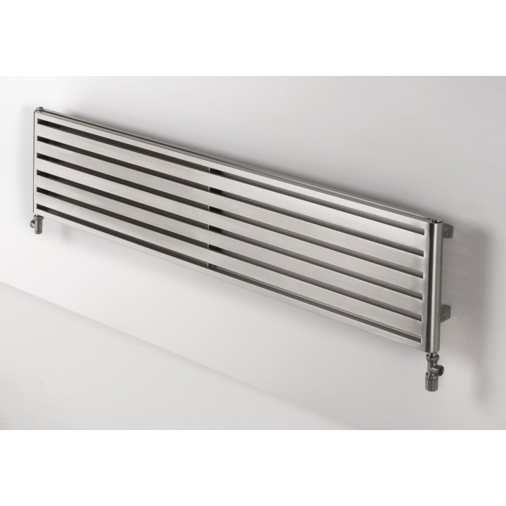 Aeon "Supra" Double Designer Brushed Stainless Steel Radiators