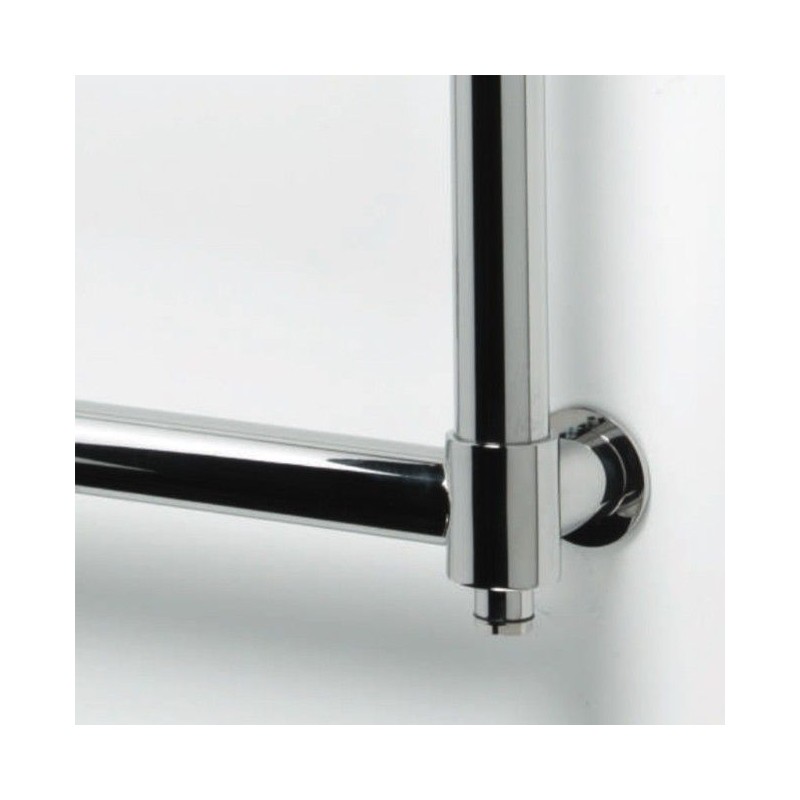 Aeon "Tudor" Designer Polished Stainless Steel Towel Rail - Close up