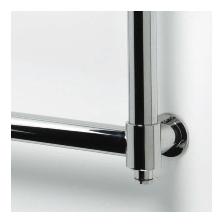 Aeon "Tudor" Designer Polished Stainless Steel Towel Rail - Close up