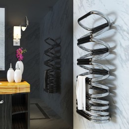 Aeon "Ellips" Designer Polished Stainless Steel Towel Rail