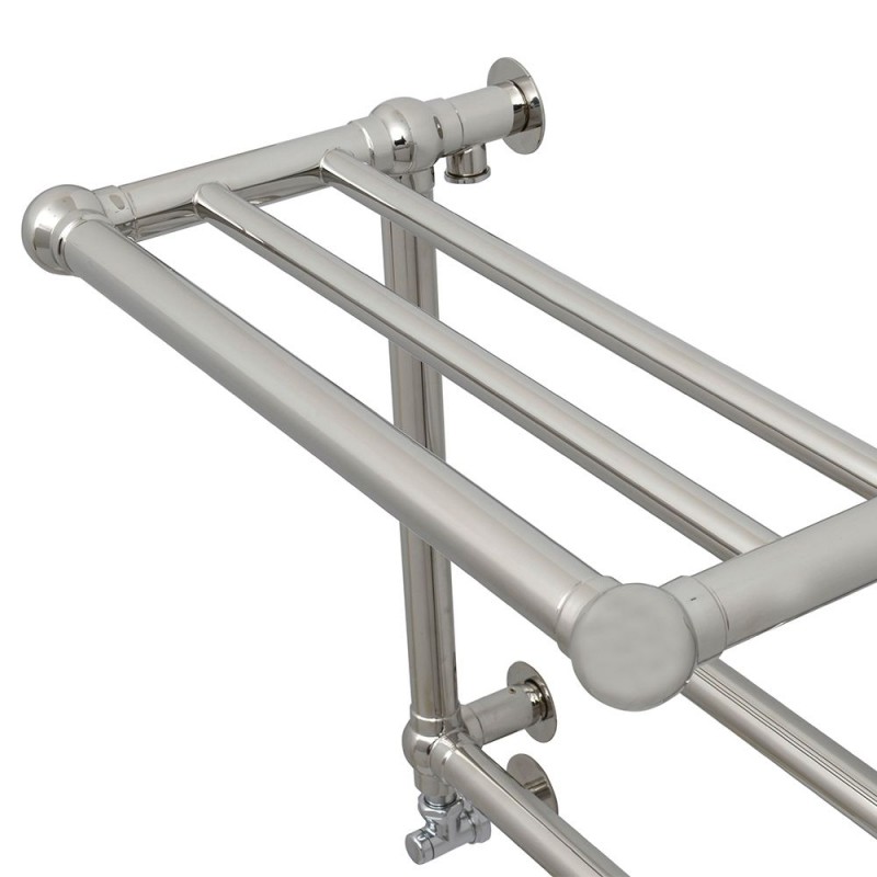 Aeon "Saluta" Designer Polished Brushed Stainless Steel Towel Rail