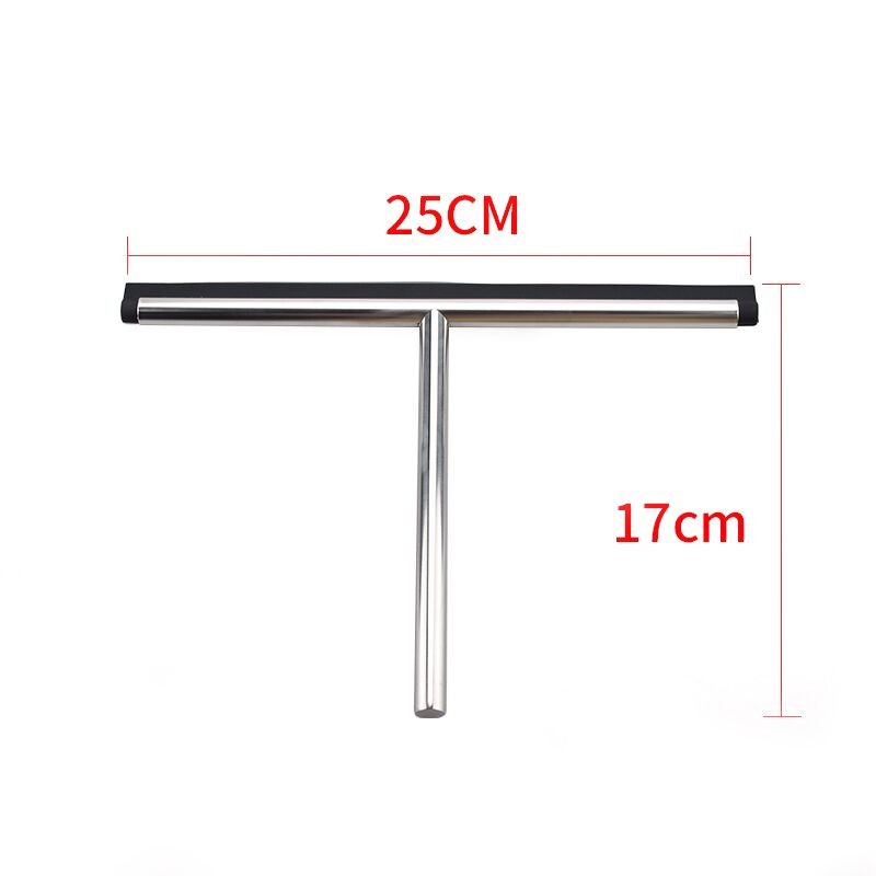 250mm(w) Stainless Steel Wetroom Shower Glass Squeegee (Design G2) + Suction Hanger