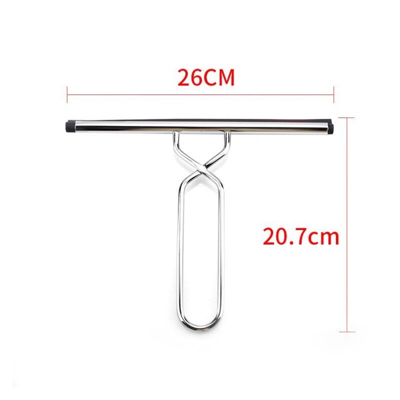 250mm(w) Stainless Steel Wetroom Shower Glass Squeegee (Design G5) + Suction Hanger