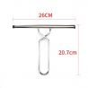 250mm(w) Stainless Steel Wetroom Shower Glass Squeegee (Design G5) + Suction Hanger