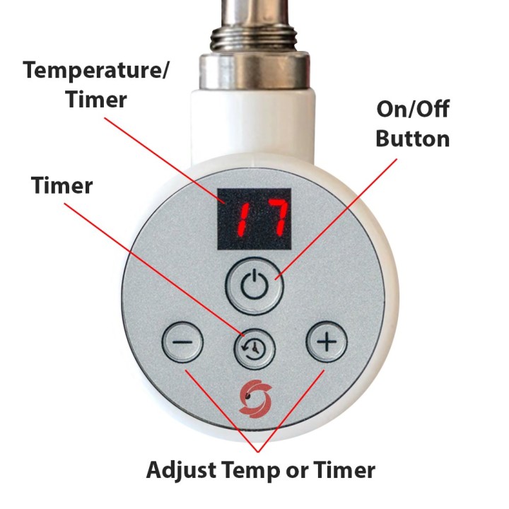 NOVA White Thermostatic Electric Heating Elements