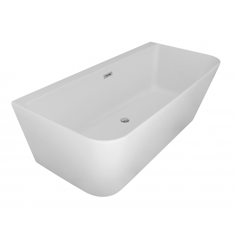 "Mono" 1680mm(L) x 570mm(W) Freestanding (Back to Wall) Twin Skinned Double-Ended Bath