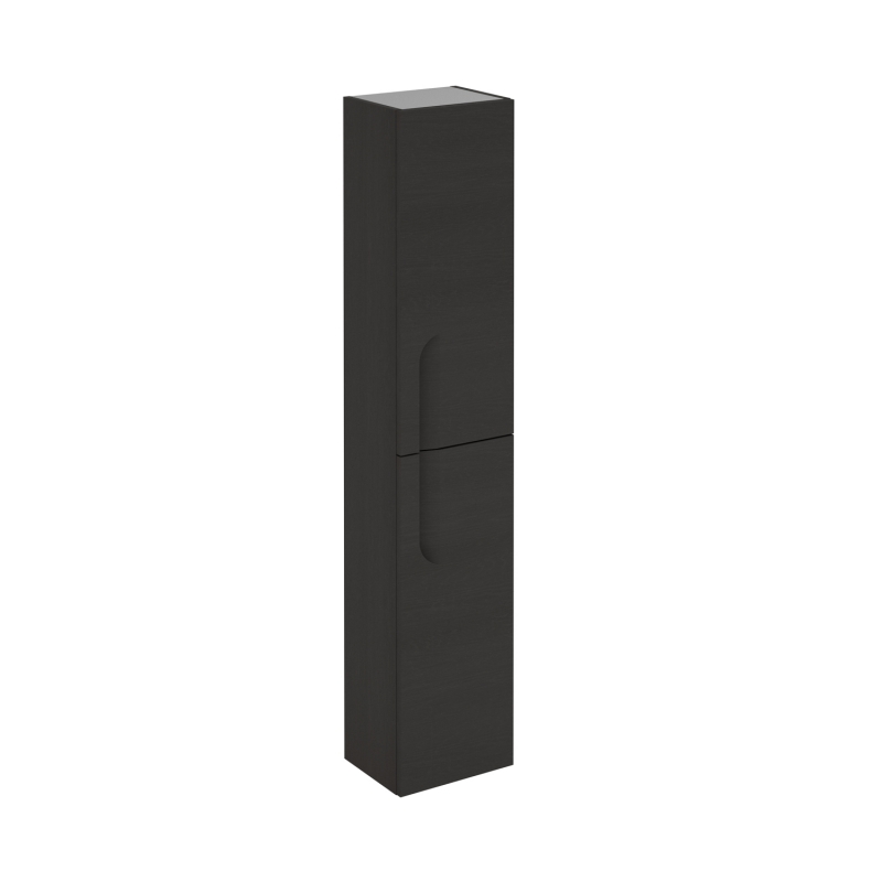 "Vitale" 300mm(w) x 1500mm(h) x 240mm(d) Urban Grey Tall Wall Hung Cabinet