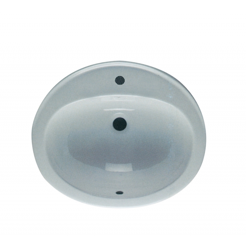 "Jessica" 530mm (w) x 230mm (h) x 435mm (d) Over Counter Oval Basin (1 or 2 Tap Holes)