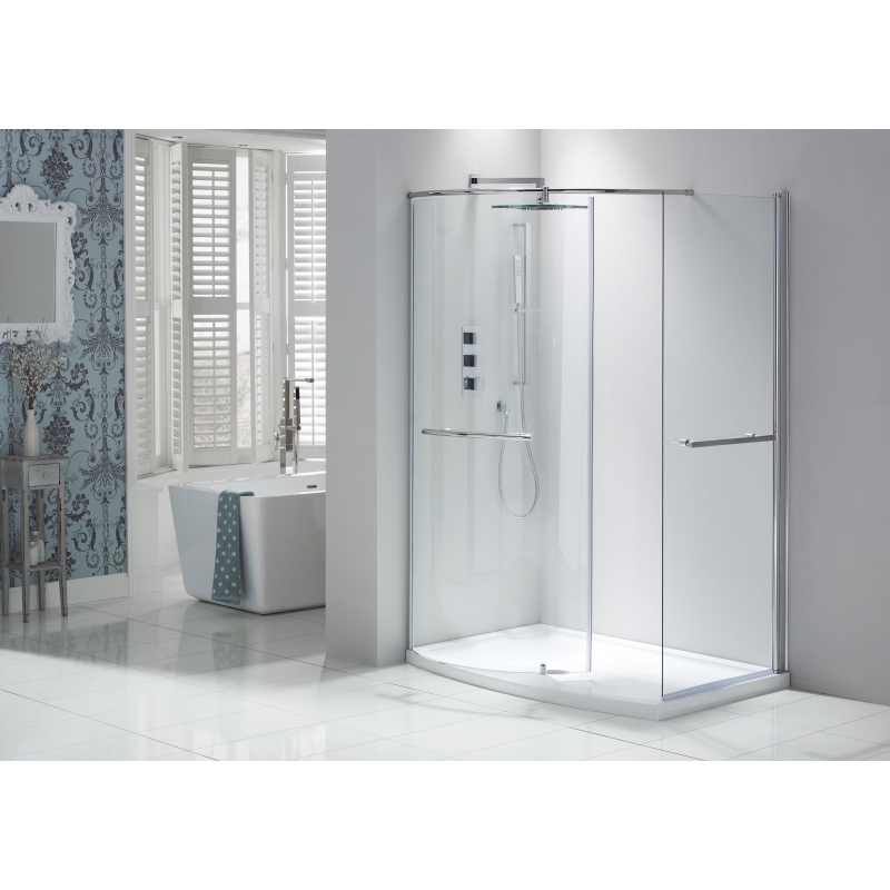 Purity 1350mm x 900mm Closing Walk-in Shower Enclosure