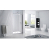 "Purity" Chrome Sliding Shower Door 700mm To 1600mm(W) x 1950mm(H) (11 Sizes)