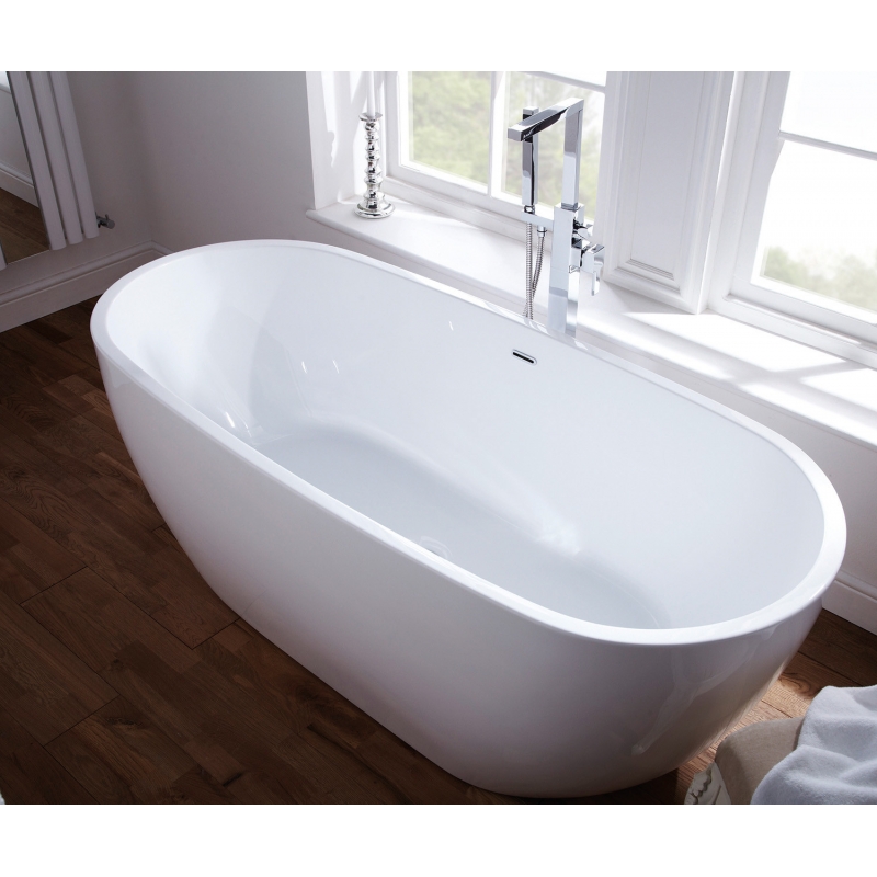 "Summit" 1480mm(L) x 570mm(W) Freestanding Twin Skinned Double-Ended Bath