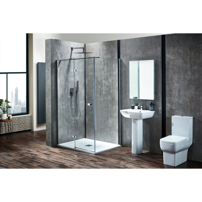 "Bella" 355mm(W) X 790mm(H) Close Coupled Toilet - Insitu