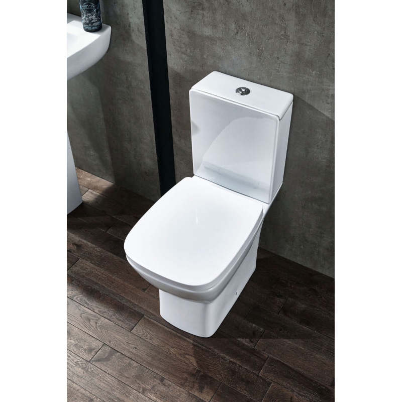 "Piccolo" 355mm(W) X 805mm(H) Close Coupled Toilet - Insitu